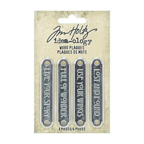 Idea-ology Tim Holtz Word Plaques (TH94246) (DISCONTINUED)
