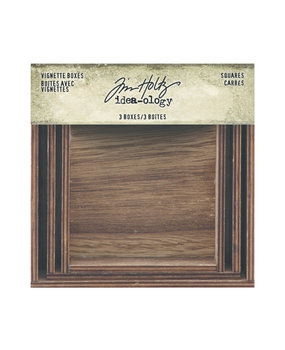 Idea-ology Tim Holtz Vignette Boxes Squares (TH94242) Idea-ology Tim Holtz Vignette Boxes Squares (TH94242)