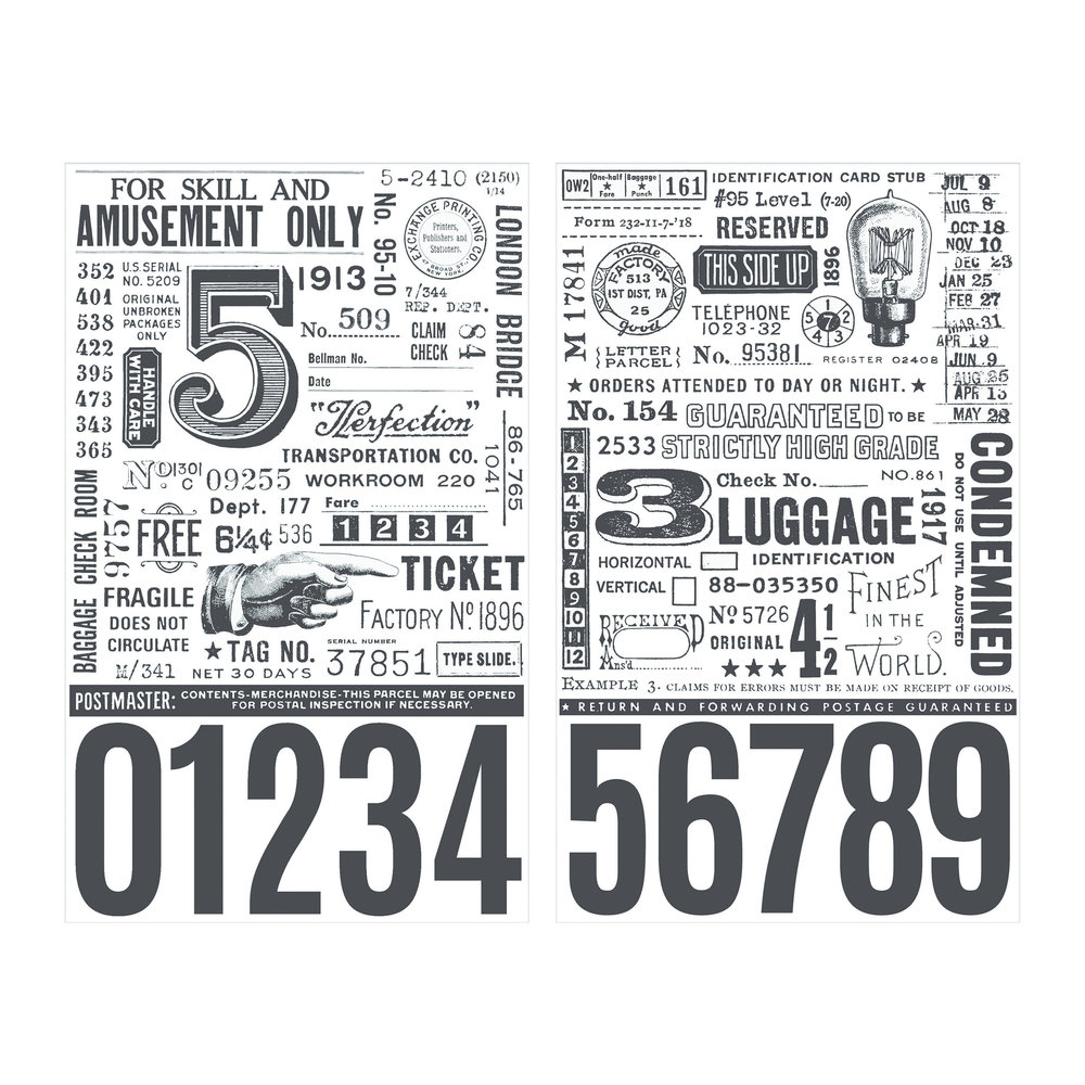 Idea-ology Tim Holtz Remnant Rubs Eccentric (TH94237) Idea-ology Tim Holtz Remnant Rubs Eccentric (TH94237)