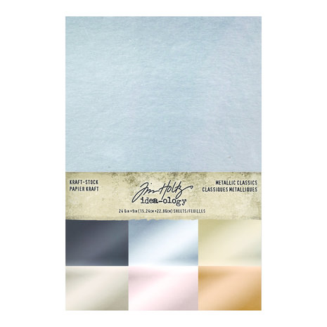 Idea-ology Tim Holtz Kraft Stock Metallic Classics (TH94227)