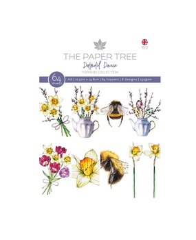 The Paper Tree Daffodil Dance A6 Toppers Collection (PTC1199) (OUTLET)