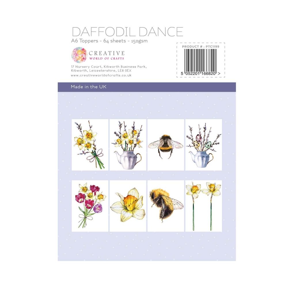 The Paper Tree Daffodil Dance A6 Toppers Collection (PTC1199) (OUTLET) The Paper Tree Daffodil Dance A6 Toppers Collection (PTC1199) (OUTLET)