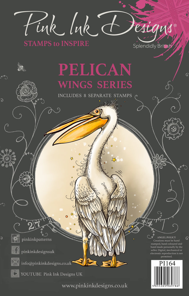 Pink Ink Designs Pelican A5 Clear Stamp (PI164) (OUTLET) Pink Ink Designs Pelican A5 Clear Stamp (PI164) (OUTLET)