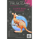 Pink Ink Designs I Love Roo A5 Clear Stamp (PI165) (OUTLET)