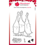 Woodware Fuzzie Friends Morris, James & Bill the Ducks Clear Stamp (JGS810) (OUTLET)
