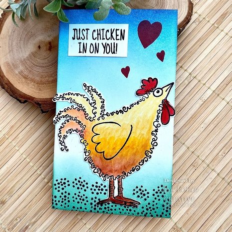Woodware Fuzzie Friends Clara The Chicken Clear Stamp (JGS805) (OUTLET) Woodware Fuzzie Friends Clara The Chicken Clear Stamp (JGS805) (OUTLET)