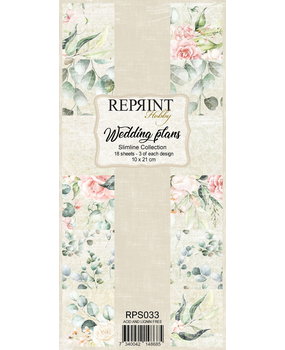 Reprint Wedding Plans Slimline Paper Pack (RPS033) (OUTLET)