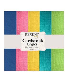 Reprint Cardstock Bright 12x12 Inch 5 Colors (CSP002) (DISCONTINUED)