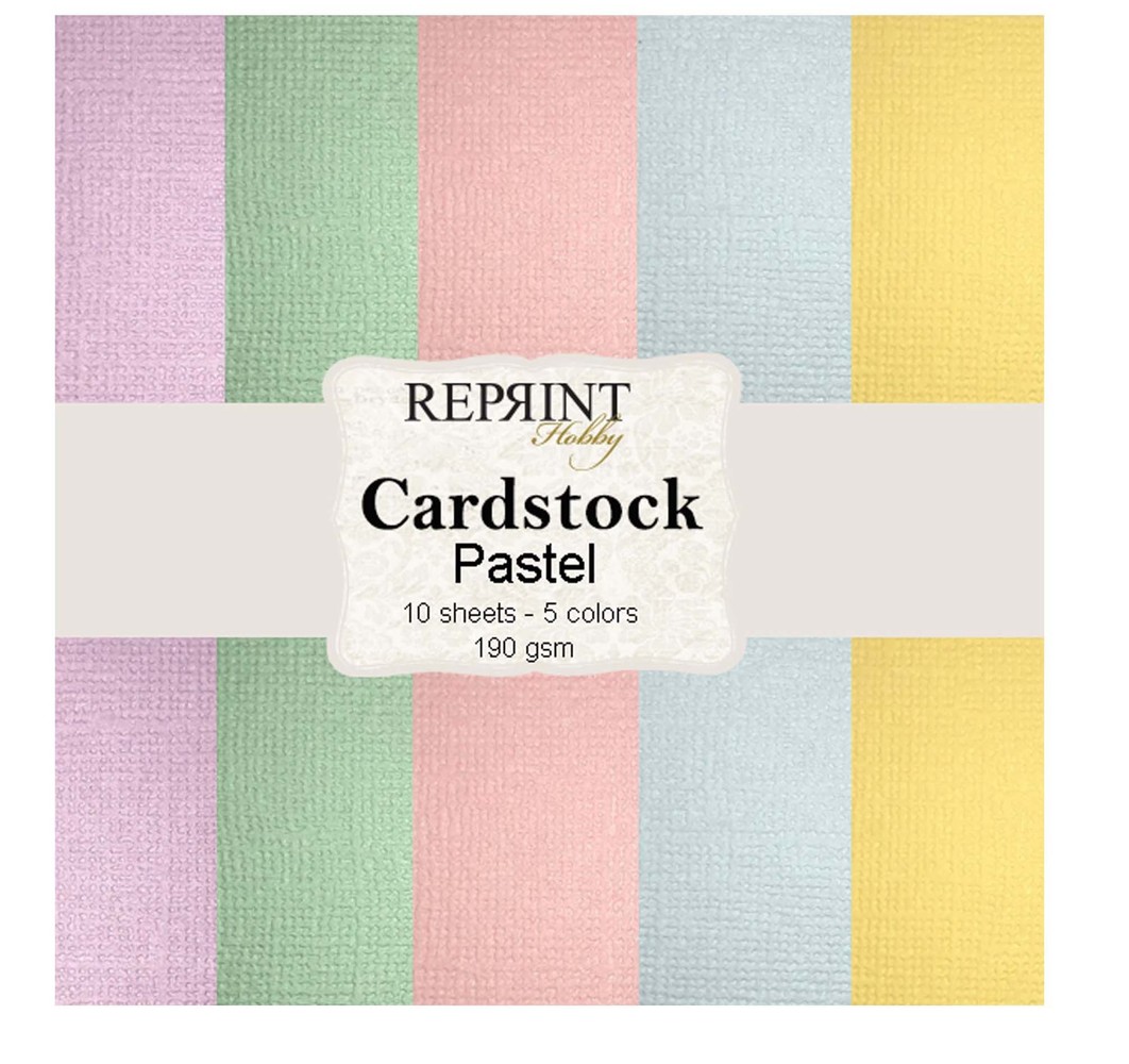 Reprint Cardstock Pastel 12x12 Inch 5 Colors (CSP001) (DISCONTINUED) Reprint Cardstock Pastel 12x12 Inch 5 Colors (CSP001) (DISCONTINUED)