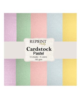 Reprint Cardstock Pastel 12x12 Inch 5 Colors (CSP001) (DISCONTINUED) Reprint Cardstock Pastel 12x12 Inch 5 Colors (CSP001) (DISCONTINUED)