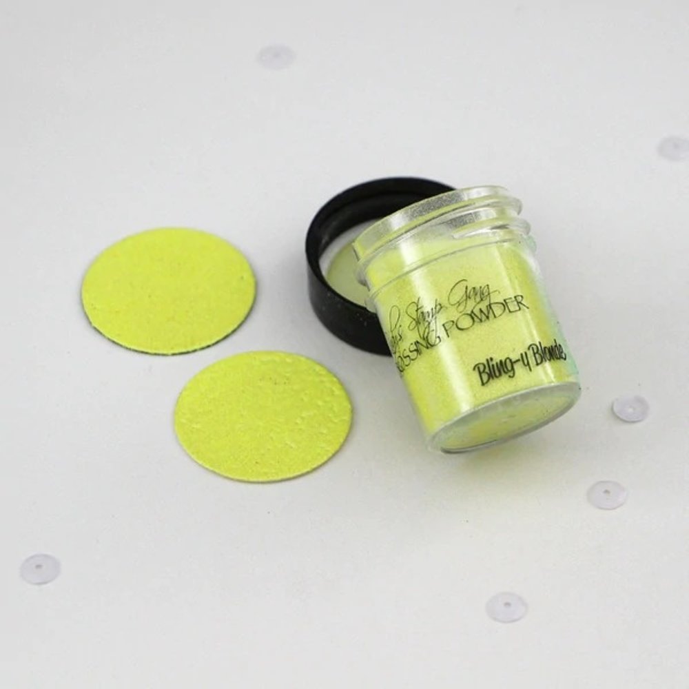 Lindy's Stamp Gang Bling-y Blonde Embossing Powder (ep-091) (DISCONTINUED) Lindy's Stamp Gang Bling-y Blonde Embossing Powder (ep-091) (DISCONTINUED)