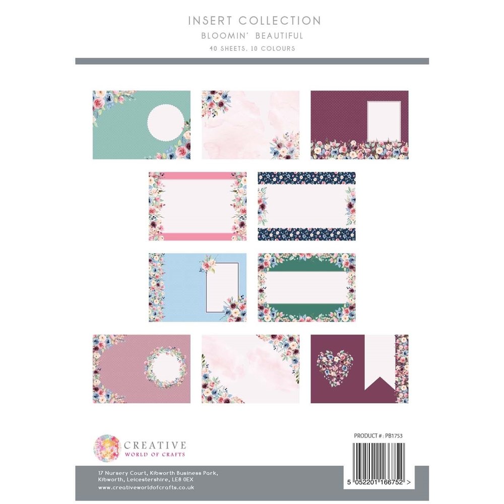 The Paper Boutique Bloomin Beautiful A4 Insert Collection (PB1753) (OUTLET)