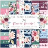 The Paper Boutique Bloomin Beautiful 8x8 Inch Embellishment Pad (PB1754) (OUTLET)