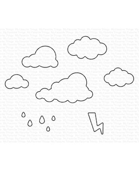 My Favorite Things Cloudy with a Chance of Rain Die-namics (MFT-2250) (OUTLET)