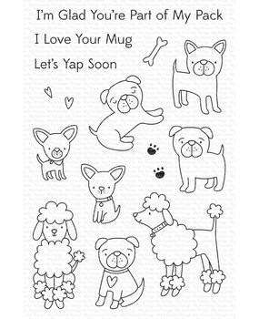 My Favorite Things Dog Squad Clear Stamps (CS-648) (OUTLET)