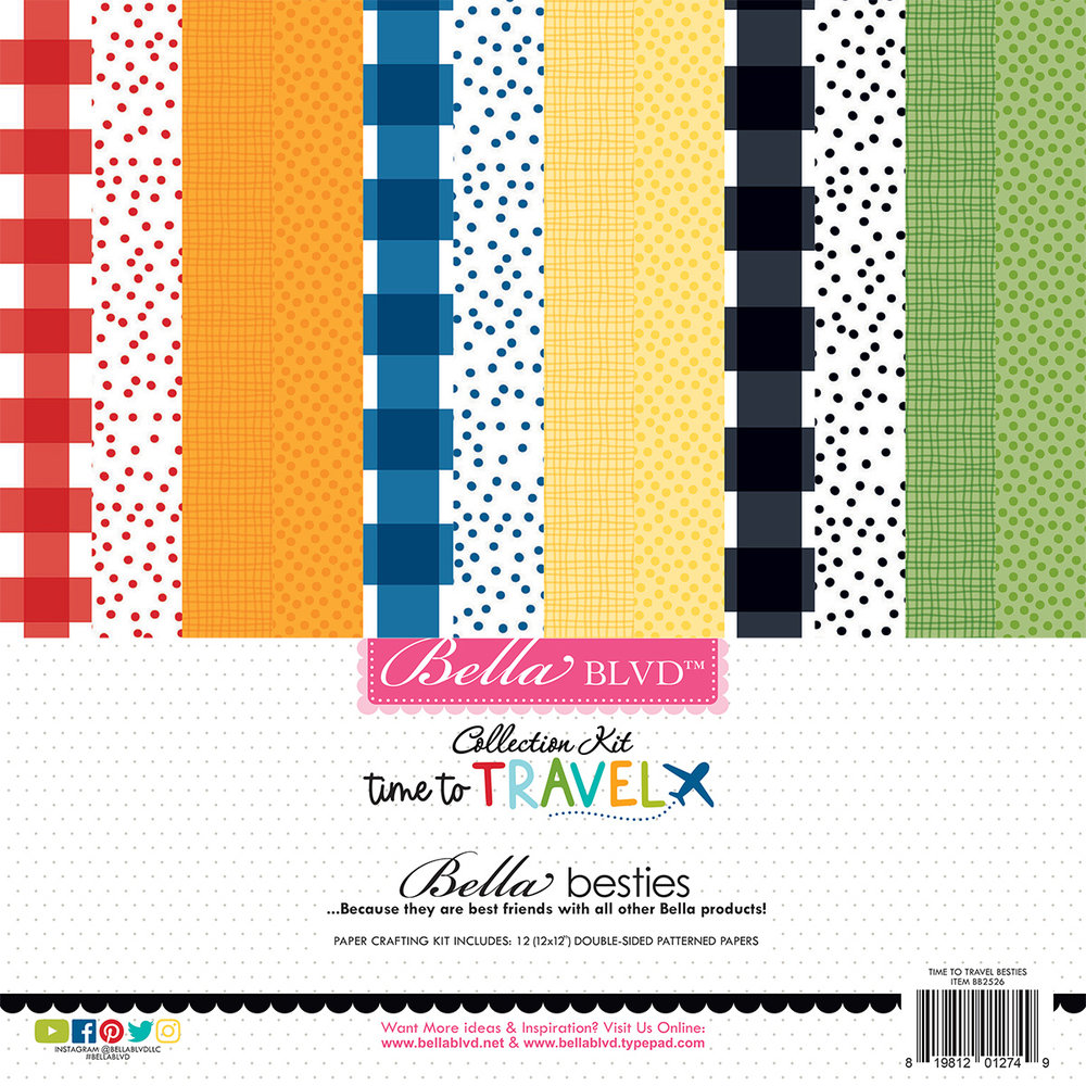 Bella BLVD Time To Travel 12x12 Inch Bella Besties Kit (BB2526) (DISCONTINUED) Bella BLVD Time To Travel 12x12 Inch Bella Besties Kit (BB2526) (DISCONTINUED)