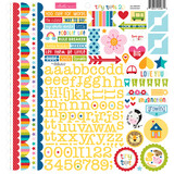 Bella BLVD Tiny Tots 2.0 Doohickey Cardstock Stickers (BB2539) (DISCONTINUED)