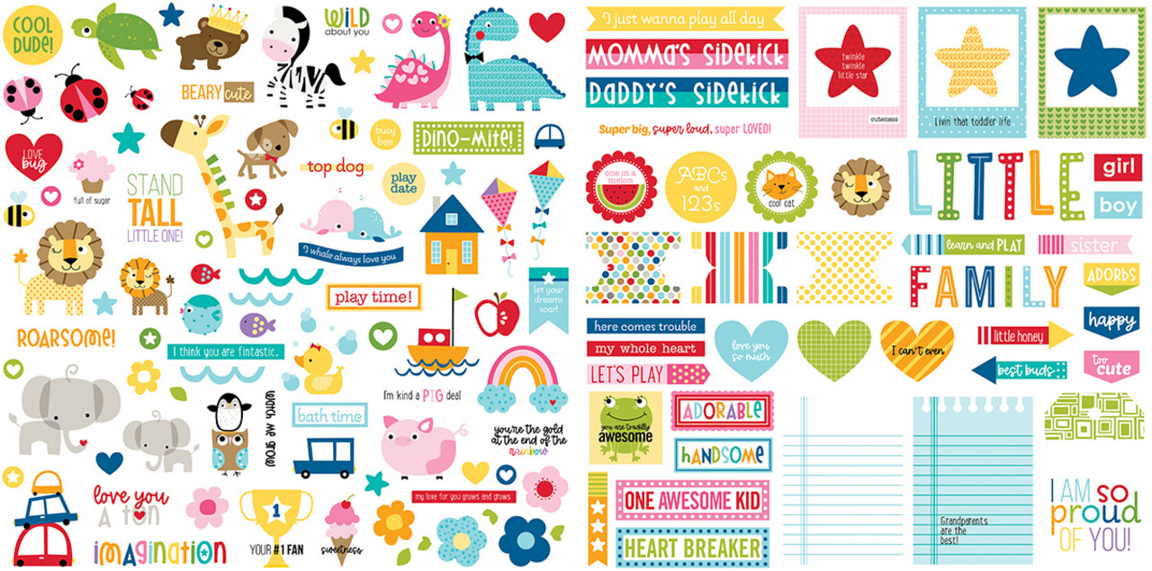 Bella BLVD Tiny Tots 2.0 Ephemera Icons (BB2540) (DISCONTINUED)