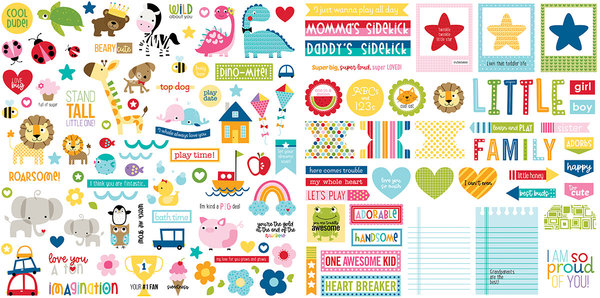 Bella BLVD Tiny Tots 2.0 Ephemera Icons (BB2540) (OUTLET)