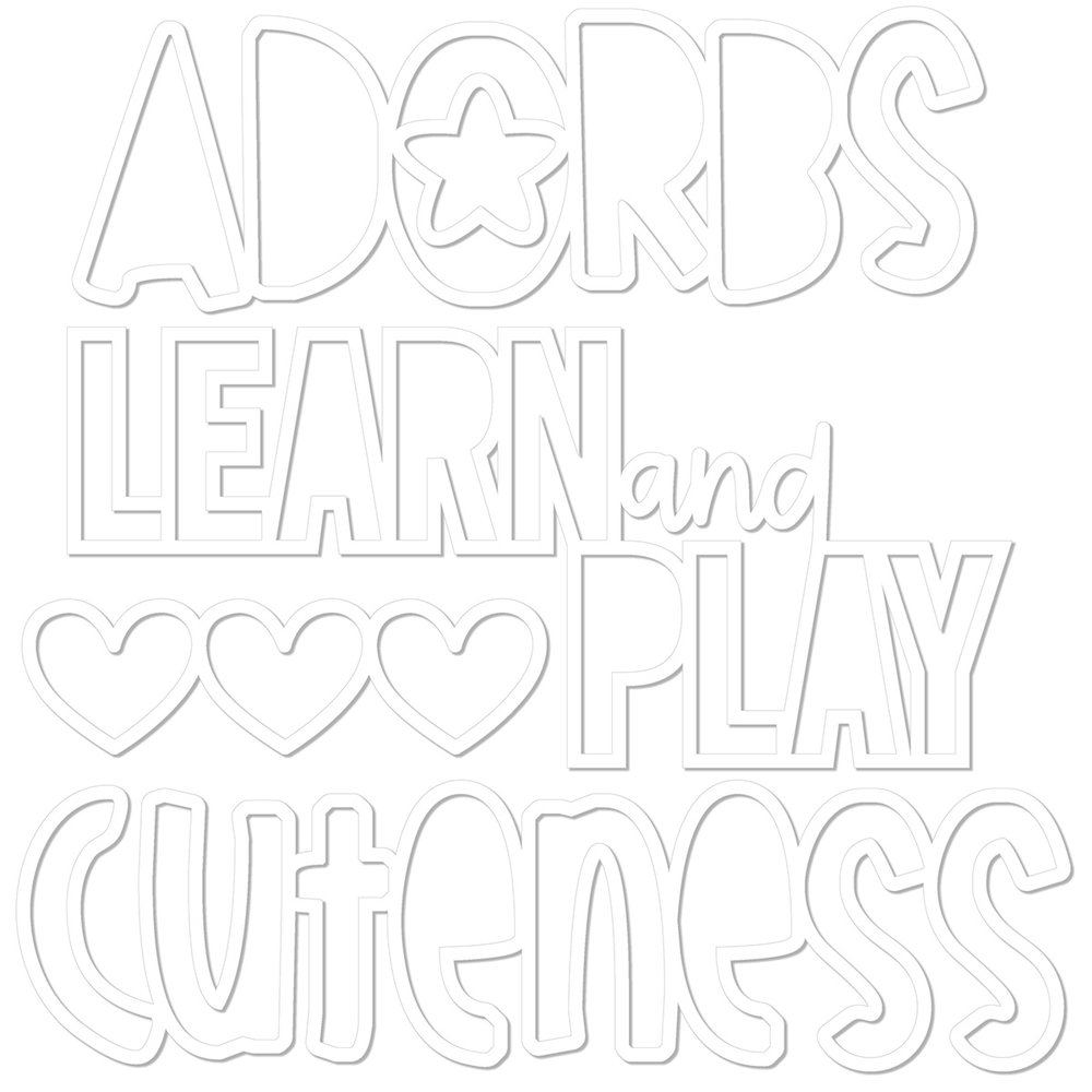 Bella BLVD Adorbs Cut Outs (BB2548) (OUTLET)