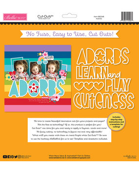 Bella BLVD Adorbs Cut Outs (BB2548) (OUTLET)