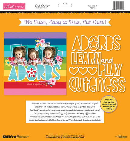 Bella BLVD Adorbs Cut Outs (BB2548) (OUTLET)