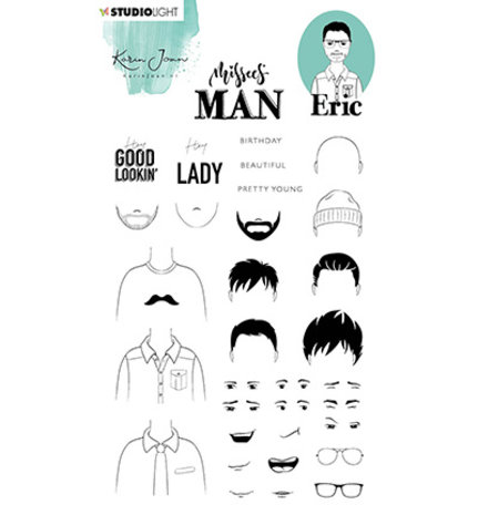 Karin Joan Eric Missees Clear Stamps (KJ-MBKJ-STAMP183) (OUTLET) Karin Joan Eric Missees Clear Stamps (KJ-MBKJ-STAMP183) (OUTLET)