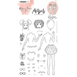 Karin Joan Katie Missees Clear Stamps (KJ-MBKJ-STAMP184) (OUTLET)