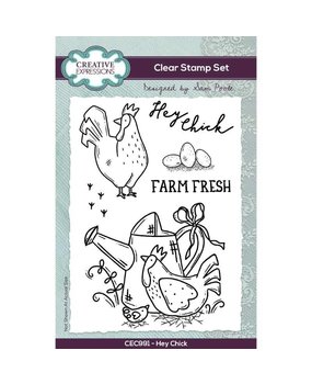 Creative Expressions Sam Poole Clear Stamp A6 Hey Chick (CEC991) (OUTLET)
