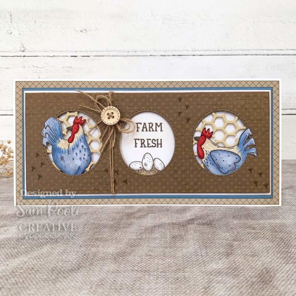 Creative Expressions Sam Poole Clear Stamp A6 Hey Chick (CEC991) (OUTLET) Creative Expressions Sam Poole Clear Stamp A6 Hey Chick (CEC991) (OUTLET)