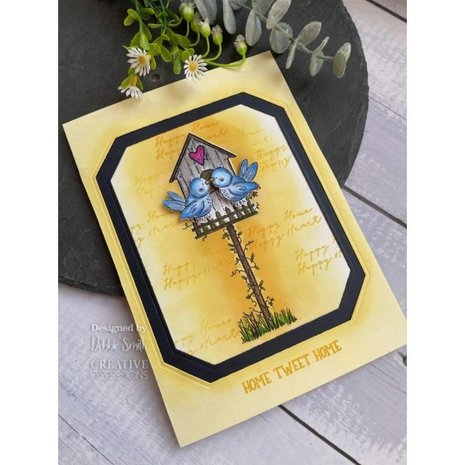 Creative Expressions Sam Poole Clear Stamp A6 Happy Home (CEC992) (OUTLET)