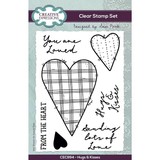 Creative Expressions Sam Poole Clear Stamp A6 Hugs & Kisses (CEC994) (OUTLET)