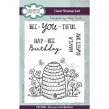 Creative Expressions Sam Poole  Clear Stamp A6 Bee-you-tiful Beehive (CEC996) (OUTLET)