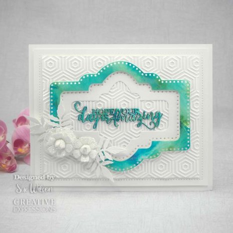 Creative Expressions Sue Wilson Craft Die Mini Expressions Hope Your Day Is Amazing (CEDME108) (OUTLET)