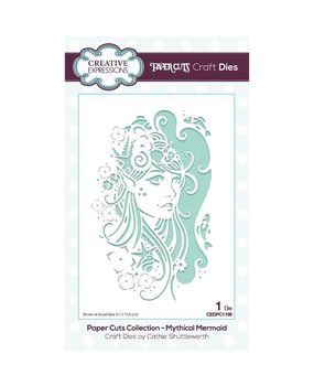 Creative Expressions Paper Cuts Mythical Mermaid Craft Die (CEDPC1196) (OUTLET)