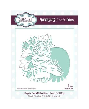 Creative Expressions Paper Cuts Purr-fect Day Craft Die (CEDPC1199) (OUTLET)