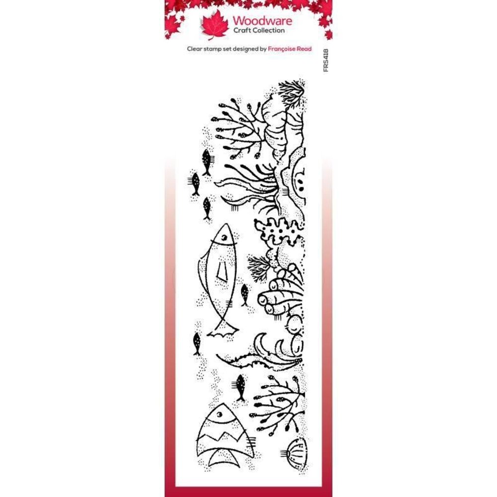 Woodware Coral Reef Clear Stamp (FRS418) (OUTLET) Woodware Coral Reef Clear Stamp (FRS418) (OUTLET)