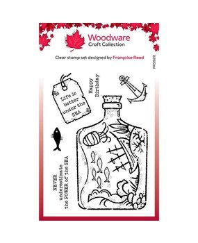 Woodware Shipwreck Bottle Clear Stamps (FRS920) (OUTLET) Woodware Shipwreck Bottle Clear Stamps (FRS920) (OUTLET)