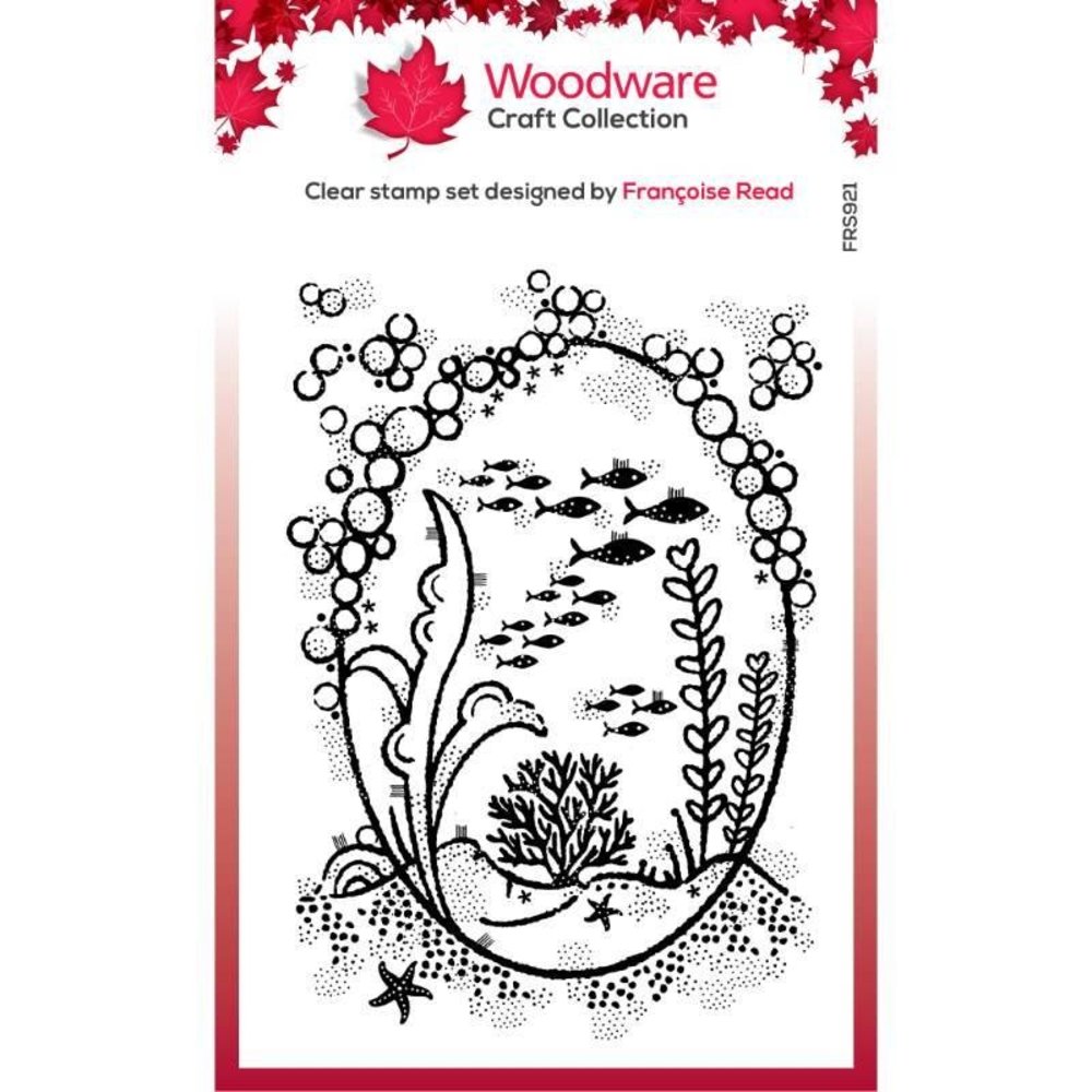 Woodware Underwater Oval Frame Clear Stamps (FRS921) (OUTLET) Woodware Underwater Oval Frame Clear Stamps (FRS921) (OUTLET)