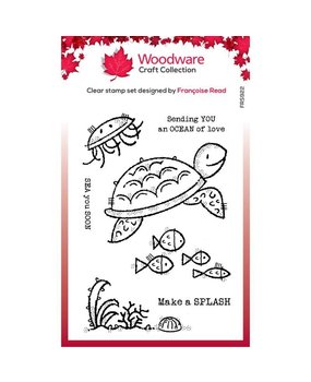 Woodware Sea Turtle Clear Stamps (FRS922) (OUTLET) Woodware Sea Turtle Clear Stamps (FRS922) (OUTLET)