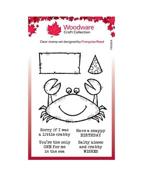 Woodware Mr Crab Clear Stamps (FRS924) (OUTLET) Woodware Mr Crab Clear Stamps (FRS924) (OUTLET)