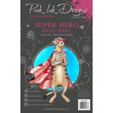 Pink Ink Designs Super Hero A5 Clear Stamps (PI169) (OUTLET)