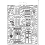 Stamperia Soft Mould A5 Sir Vagabond New York Building (K3PTA5623) (DISCONTINUED)