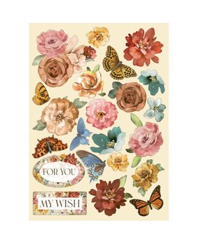 Stamperia Colored Wooden Shapes A5 Garden of Promises For You my Wish (KLSP121) (DISCONTINUED)