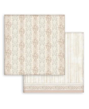 Stamperia You and Me Striped Texture 12x12 Inch Paper Sheets (10pcs) (SBB874) (DISCONTINUED)
