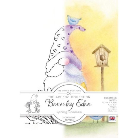 The Paper Boutique Spring Gnomes A6 Colour Me Toppers (PB1802) (OUTLET) The Paper Boutique Spring Gnomes A6 Colour Me Toppers (PB1802) (OUTLET)