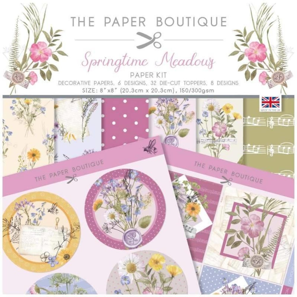 The Paper Boutique Spring Meadows 8x8 Inch Paper Kit (PB1840) (OUTLET) The Paper Boutique Spring Meadows 8x8 Inch Paper Kit (PB1840) (OUTLET)