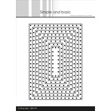 Simple and Basic Star Framed Rectangle Cutting Dies (SBD192) (DISCONTINUED)