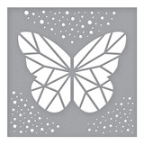 Spellbinders Geometric Butterfly Stencil (STN-007) (OUTLET)