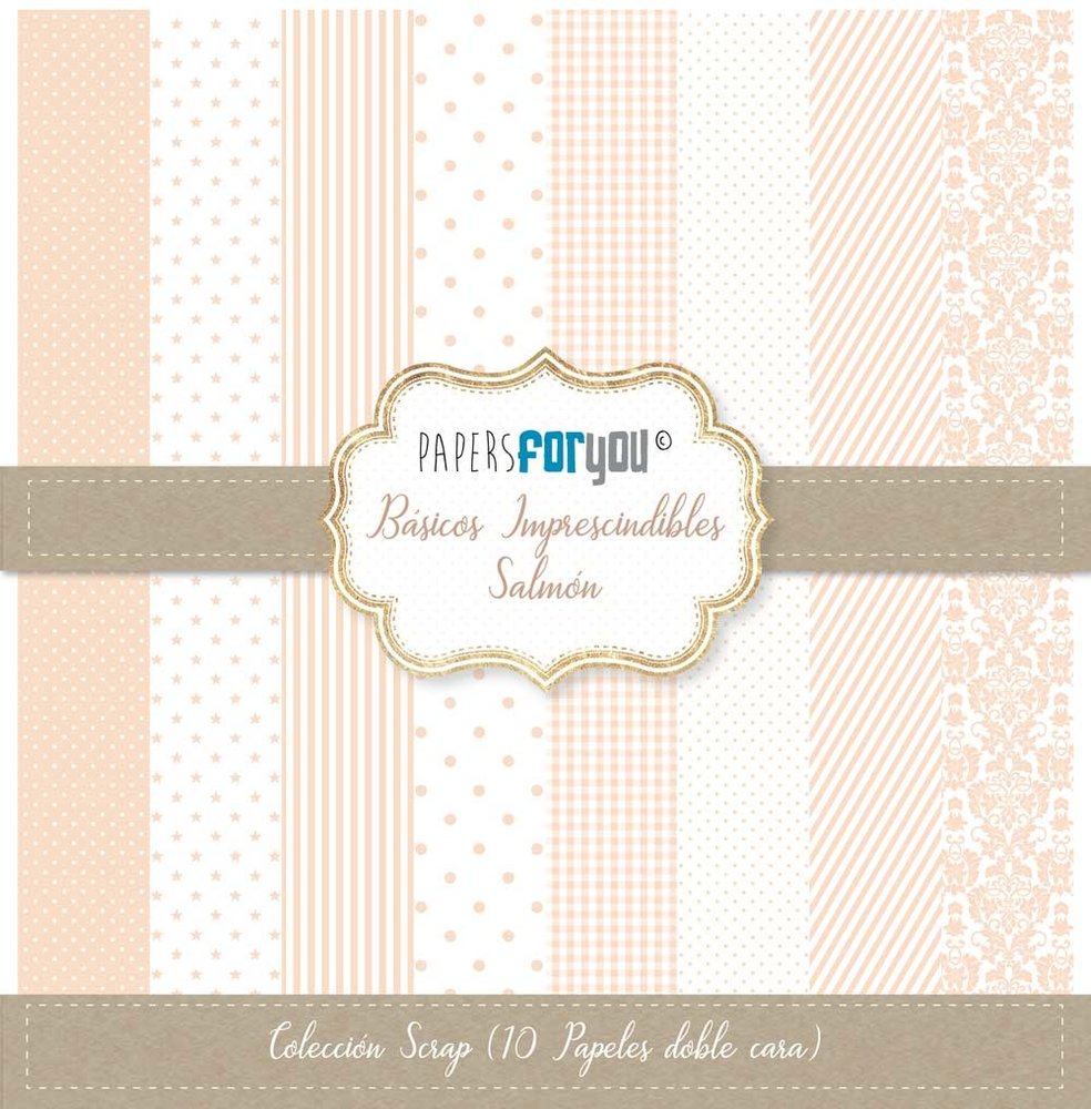 Papers For You Basicos Imprescindibles Salmon Scrap Paper Pack (10pcs) (PFY-10159) (DISCONTINUED) Papers For You Basicos Imprescindibles Salmon Scrap Paper Pack (10pcs) (PFY-10159) (DISCONTINUED)
